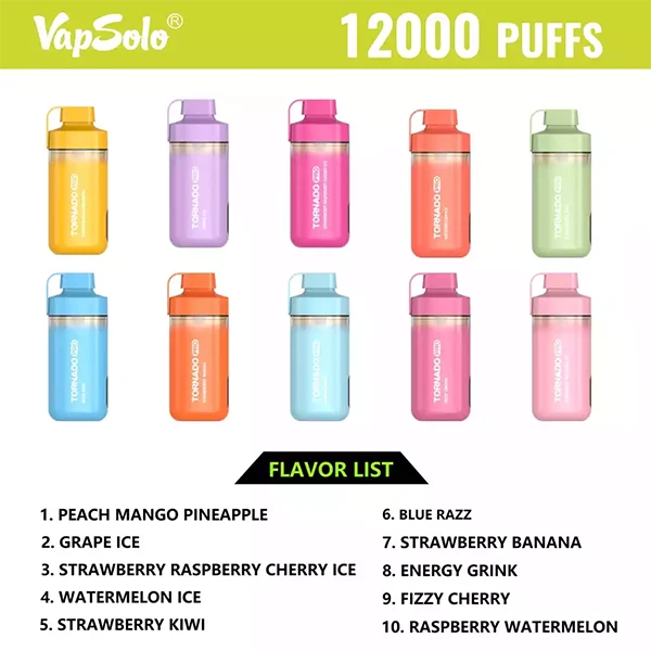 Vapsolo Tornado Pro 12000 puffs Vapsolo Tornado Pro 12000 puffs