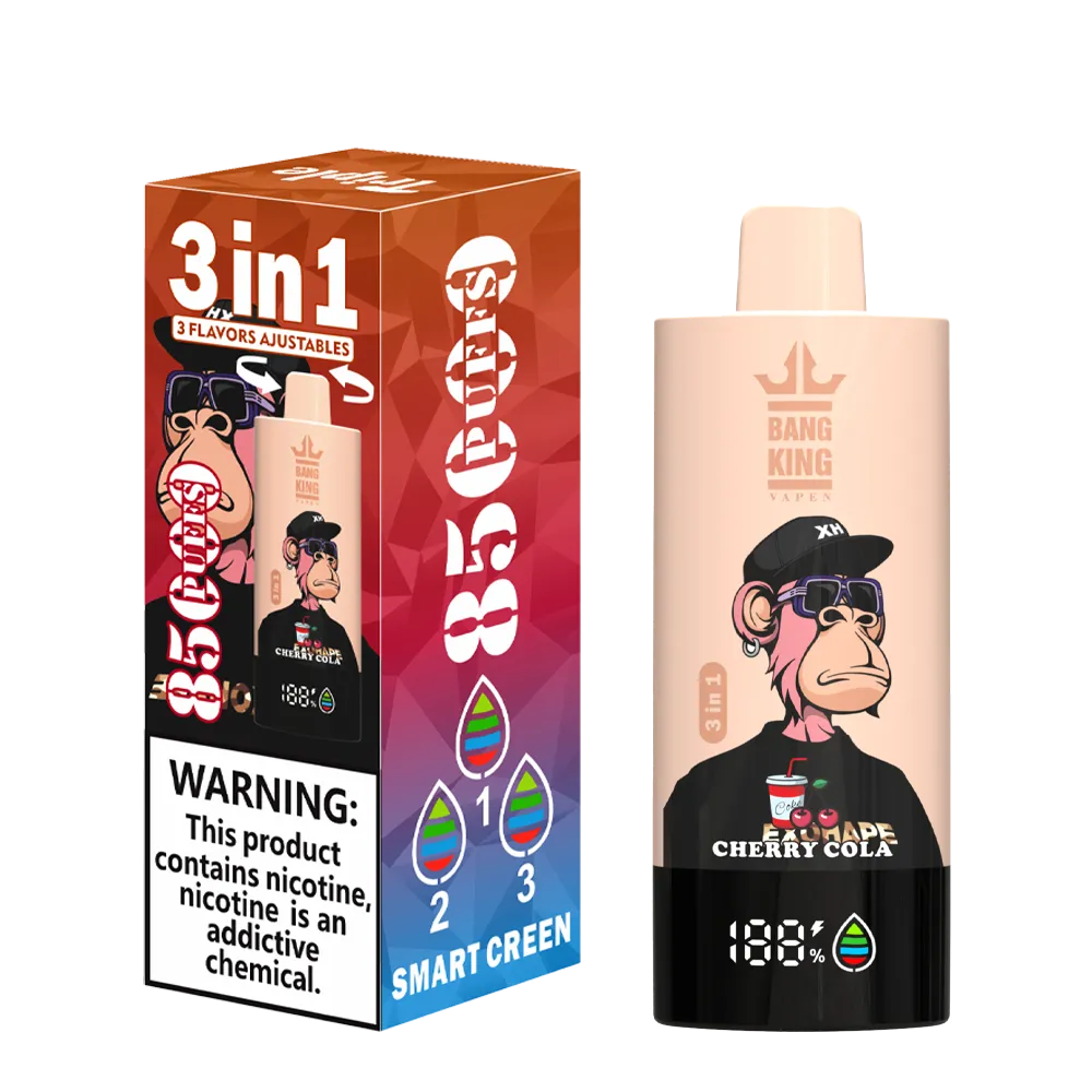 Одноразовий вейп Bang King 85000 Puffs 3 in 1 Flavors Switch 85k