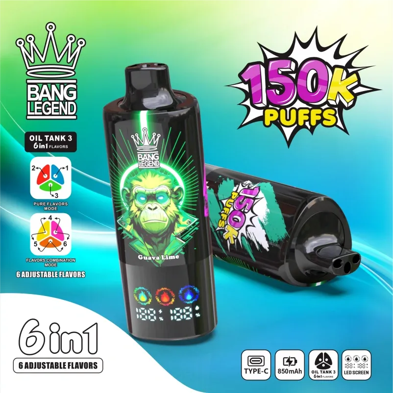 Одноразовий вейп Bang Legend 150K Puffs оптом