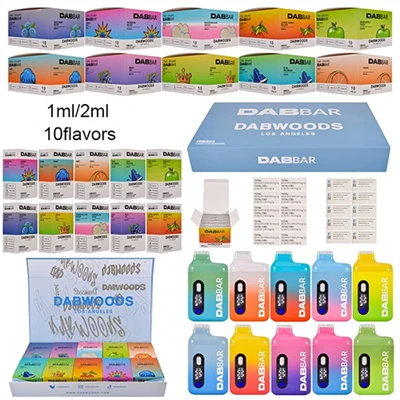 Одноразова ручка DABWOODS DAB BAR 1G 2G