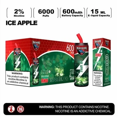 Rhinos 6000 Puffs одноразовий vape